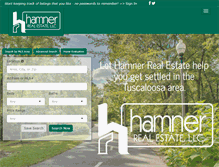 Tablet Screenshot of hamnerrealestate.com